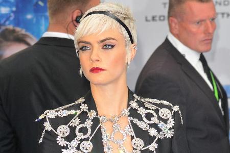 Cara Delevingne bei der Pressetour für den Film Cara Delevingne bei der Pressetour für den Film