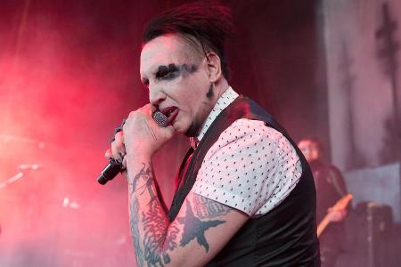 Marilyn Manson bei einem seiner Konzerte Marilyn Manson bei einem seiner Konzerte