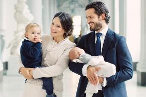 Schweden-Royals: Das erste Familienfoto mit Prinz Gabriel ist da