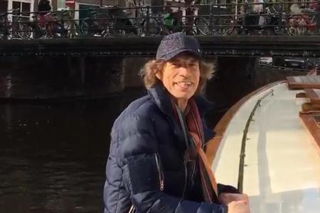 Die Ruhe vor dem Sturm: Mick Jagger genießt die Zeit in Amsterdam Die Ruhe vor dem Sturm: Mick Jagger genießt die Zeit in Amsterdam