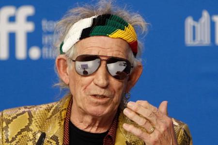 Keith Richards ist auch mit über 70 noch als Rockstar aktiv Keith Richards ist auch mit über 70 noch als Rockstar aktiv