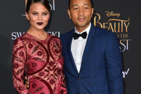 Sie gelten als echtes Power-Paar: Musiker John Legend und Model Chrissy Teigen Sie gelten als echtes Power-Paar: Musiker John Legend und Model Chrissy Teigen