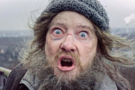 Als schimpfender Obdachloser nicht zu erkennen: Cate Blanchett Als schimpfender Obdachloser nicht zu erkennen: Cate Blanchett