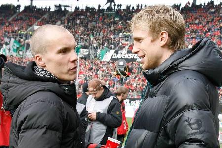 Robert Enke (l.) und Per Mertesacker im Jahr 2008 - ein Jahr später nahm sich Enke das Leben Robert Enke (l.) und Per Mertesacker im Jahr 2008 - ein Jahr später nahm sich Enke das Leben