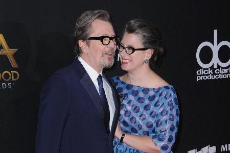 Gary Oldman und Gisele Schmidt bei den Hollywood Film Awards im November 2017 Gary Oldman und Gisele Schmidt bei den Hollywood Film Awards im November 2017