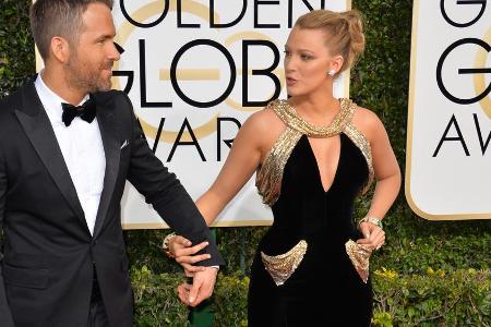 Blake Lively und Ryan Reynolds bei den Golden Globe Awards in Los Angeles Blake Lively und Ryan Reynolds bei den Golden Globe Awards in Los Angeles