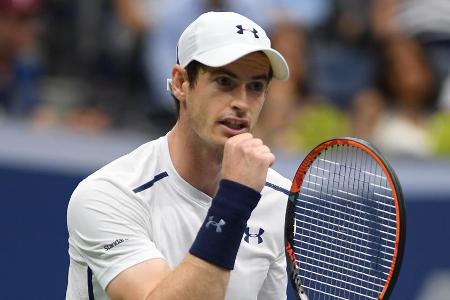 Andy Murray freut sich nicht nur auf dem Platz Andy Murray freut sich nicht nur auf dem Platz