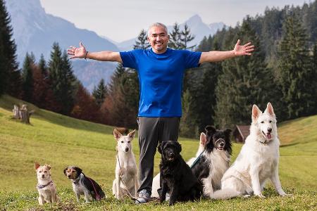 US-Star Cesar Millan beim Pressetermin im bayerischen Garmisch-Patenkirchen US-Star Cesar Millan beim Pressetermin im bayerischen Garmisch-Patenkirchen