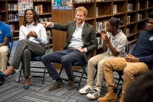 Prinz Harry und Michelle Obama: Überraschungsbesuch in Chicago
