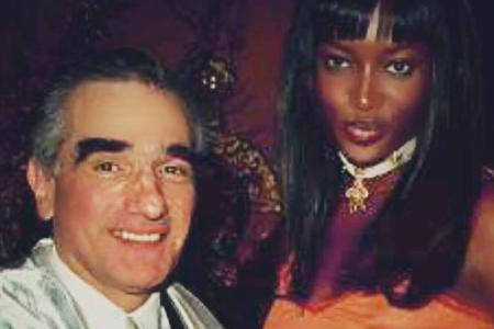 Naomi Campbell ist offensichtlich ein großer Fan von Martin Scorsese Naomi Campbell ist offensichtlich ein großer Fan von Martin Scorsese