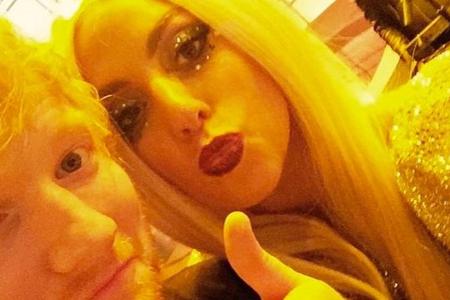 Lady Gaga nimmt Ed Sheeran auf Instagram in Schutz Lady Gaga nimmt Ed Sheeran auf Instagram in Schutz