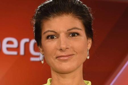 Sahra Wagenknecht bei einem Talkshow-Auftritt Sahra Wagenknecht bei einem Talkshow-Auftritt