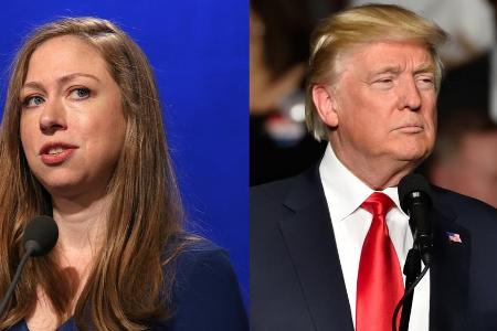 Chelsea Clinton hatte auf Twitter eine schlagfertige Antwort für Donald Trump parat Chelsea Clinton hatte auf Twitter eine schlagfertige Antwort für Donald Trump parat