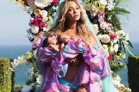 Beyoncé und ihre Zwillinge Beyoncé und ihre Zwillinge