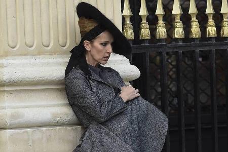Céline Dion bei einem Fotoshooting in Paris Céline Dion bei einem Fotoshooting in Paris