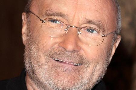 Phil Collins nahm am Freitag einen Award entgegen Phil Collins nahm am Freitag einen Award entgegen