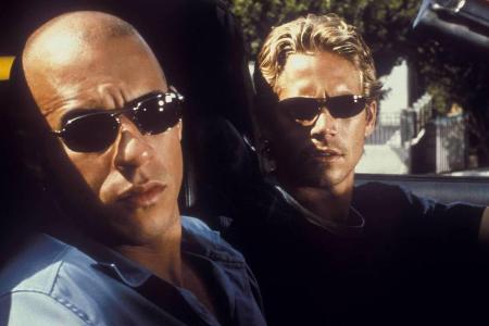 Vin Diesel (l.) und der mittlerweile verstorbene Paul Walker in Vin Diesel (l.) und der mittlerweile verstorbene Paul Walker in