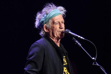 Keith Richards bei einem Auftritt in New York Keith Richards bei einem Auftritt in New York