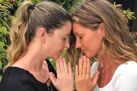 Gisele Bündchen und ihre Zwillingsschwester Patricia Gisele Bündchen und ihre Zwillingsschwester Patricia