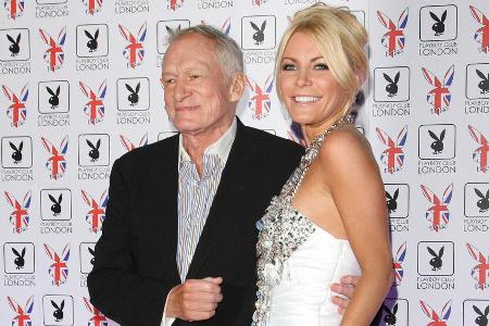 Hugh Hefner und Crystal Harris bei Eröffnung des Playboy-Clubs in London 2011 Hugh Hefner und Crystal Harris bei Eröffnung des Playboy-Clubs in London 2011