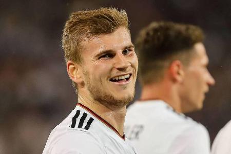Timo Werner beim Nationalmannschaftsspiel am Dienstag gegen Norwegen Timo Werner beim Nationalmannschaftsspiel am Dienstag gegen Norwegen
