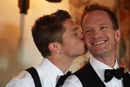 Sie schweben gemeinsam auf Wolke sieben: Neil Patrick Harris mit Ehemann David Sie schweben gemeinsam auf Wolke sieben: Neil Patrick Harris mit Ehemann David