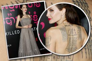 Angelina Jolie zeigt ihr riesiges Rücken-Tattoo