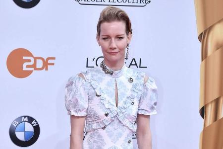Sandra Hüller bei der Verleihung des Deutschen Filmpreises in Berlin. Sie erhielt eine von sechs Lolas für Sandra Hüller bei der Verleihung des Deutschen Filmpreises in Berlin. Sie erhielt eine von sechs Lolas für