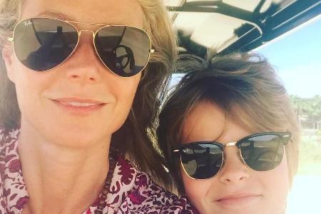 Gwyneth Paltrow mit ihrem Sohn Moses Gwyneth Paltrow mit ihrem Sohn Moses