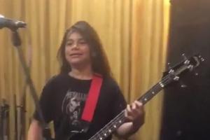 12-jähriger Metallica-Sohn: Live-Debüt vor tausenden Zuschauern