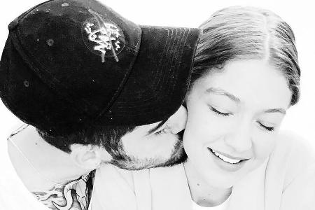 Schweben auf Wolke sieben: Sänger Zayn Malik und Model Gigi Hadid Schweben auf Wolke sieben: Sänger Zayn Malik und Model Gigi Hadid