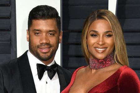 Hier war das Baby noch in Mamas Bauch: Ciara und Russell Wilson Hier war das Baby noch in Mamas Bauch: Ciara und Russell Wilson