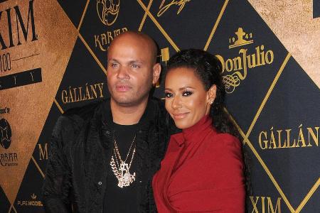 Ein Bild aus glücklicheren Zeiten: Stephen Belafonte mit seiner Frau Mel B Ein Bild aus glücklicheren Zeiten: Stephen Belafonte mit seiner Frau Mel B