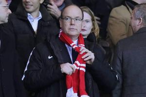 Fürst Albert II. besucht AS Monaco in Dortmunder Hotel