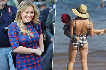 Strahlend schön trotz kleinerer Makel: Hilary Duff Strahlend schön trotz kleinerer Makel: Hilary Duff