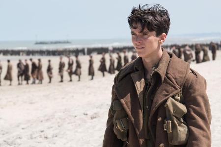 Fionn Whitehead wartet als wortkarger und blutjunger Soldat an der französischen Küste auf Rettung Fionn Whitehead wartet als wortkarger und blutjunger Soldat an der französischen Küste auf Rettung