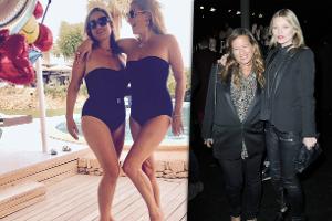 Kate Moss und Jade Jagger zeigen ihre Beach-Bodys