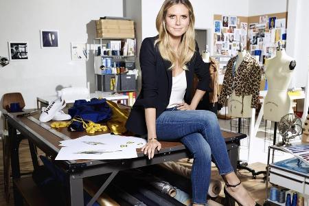 Heidi Klum in ihrem Atelier