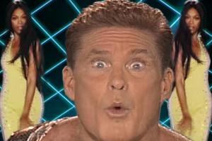 David Hasselhoff wird zum viralen 70er-Disco-Star