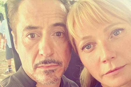 Gwyneth Paltrow und Robert Downey Junior stehen wieder zusammen vor der Kamera Gwyneth Paltrow und Robert Downey Junior stehen wieder zusammen vor der Kamera