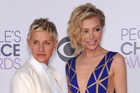 Seit 13 Jahren glücklich zusammen: Ellen DeGeneres (l.) und Portia de Rossi Seit 13 Jahren glücklich zusammen: Ellen DeGeneres (l.) und Portia de Rossi