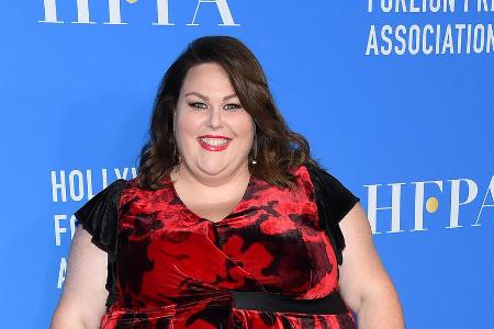 Chrissy Metz hat es bei Jimmy Kimmel vom Publikum auf die Promi-Couch geschafft Chrissy Metz hat es bei Jimmy Kimmel vom Publikum auf die Promi-Couch geschafft