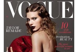 Taylor Swift: In Scharlachrot auf dem Januar-Cover der "Vogue"