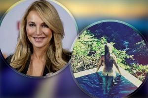 Schön natürlich: Auf Bali zeigt Caroline Beil ihre nackte Kehrseite