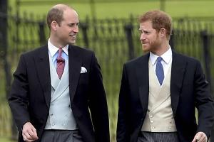 Prinz William und Prinz Harry kommen zur "Star Wars"-Premiere