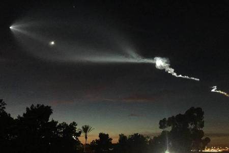 Der Himmel über Los Angeles: Ein Ufo war es nicht Der Himmel über Los Angeles: Ein Ufo war es nicht