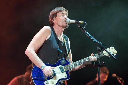 Chris Rea bei einem Auftritt in Budapest
