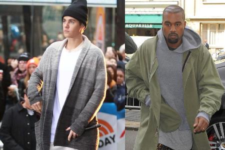 Justin Bieber scheint sich in Sachen Style von Kanye West inspirieren zu lassen Justin Bieber scheint sich in Sachen Style von Kanye West inspirieren zu lassen