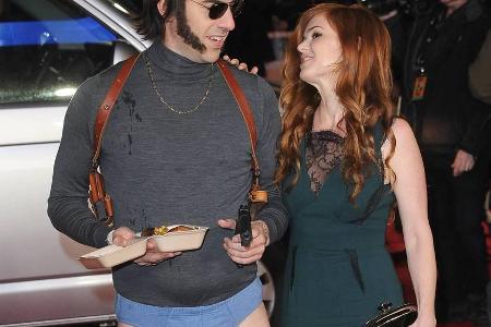 Sacha Baron Cohen und Isla Fisher auf dem roten Teppich Sacha Baron Cohen und Isla Fisher auf dem roten Teppich