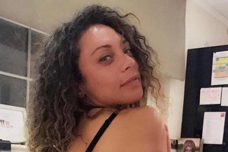 Die Umrisse des afrikanischen Kontinents trägt Lilly Becker neuerdings auf den Rippen Die Umrisse des afrikanischen Kontinents trägt Lilly Becker neuerdings auf den Rippen